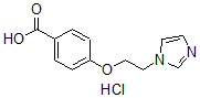 CAS#: 74226-22-5, 4-(2-Imidazol-1-Ylethoxy)Benzoic Acid Hydrochloride
