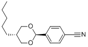 CAS 登录号：74240-66-7， 反式-4-(5-戊基-1,3-二恶烷-2-基)苯甲腈
