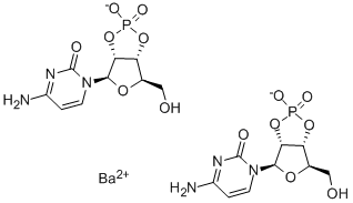 CAS 登录号：74263-38-0， 胞苷 2',3'-环单磷酸酯钡盐