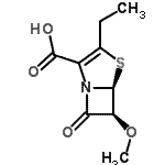 CAS#: 742651-14-5, (5S,6S)-3-Ethyl-6-methoxy-7-oxo-4-thia-1-azabicyclo[3.2.0]hept-2-ene-2-carboxylic acid