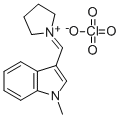 CAS#: 74332-90-4, 1-Methyl-3-(Pyrrolidin-1-Ium-1-Ylidenemethyl)Indole Perchlorate