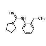 CAS 登录号：743378-72-5， N-(2-乙基苯基)-1-吡咯烷甲脒