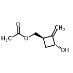 CAS#: 743477-99-8, [(1R,3R)-3-Hydroxy-2-methylenecyclobutyl]methyl acetate