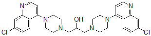CAS 登录号：74351-59-0， 1,3-二[4-(7-氯喹啉-4-基)哌嗪-1-基]丙-2-醇