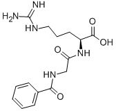 CAS 登录号：744-46-7， N-苯甲酰基甘氨酰-L-精氨酸