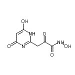 CAS#: 744157-26-4, N-Hydroxy-3-(6-hydroxy-4-oxo-1,4-dihydro-2-pyrimidinyl)-2-oxopropanamide