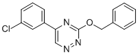 CAS 登录号：74417-12-2， 5-(3-氯苯基)-3-(苯基甲氧基)-1,2,4-三嗪