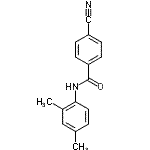 CAS 登录号：744229-40-1， 4-氰基-N-(2,4-二甲基苯基)苯甲酰胺
