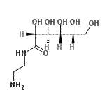 CAS 登录号：74426-36-1， (2R,3S,4R,5R)-N-(2-氨基乙基)-2,3,4,5,6-五羟基己酰胺
