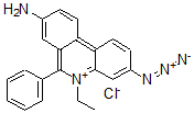 CAS 登录号：74444-55-6， 3-叠氮基-5-乙基-6-苯基菲啶-5-鎓-8-胺氯化物