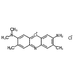 CAS#: 74447-68-0, 3-Amino-7-(dimethylamino)-2,8-dimethylphenoxazin-5-ium chloride