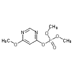 CAS#: 74460-04-1, 6-Methoxy-4-pyrimidinyl dimethyl phosphate