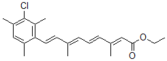CAS#: 74479-75-7, Ethyl (2E,4E,6E,8E)-9-(3-Chloro-2,4,6-Trimethylphenyl)-3,7-Dimethylnona-2,4,6,8-Tetraenoate