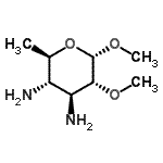 CAS 登录号：744975-92-6， 甲基3,4-二氨基-3,4,6-三脱氧-2-O-甲基-alpha-D-吡喃葡萄糖苷