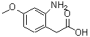CAS 登录号：744984-13-2， (2-氨基-4-甲氧基苯基)乙酸