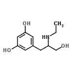 CAS 登录号：744987-45-9， 5-[2-(乙基氨基)-3-羟基丙基]-1,3-苯二酚