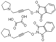CAS 登录号:74500-82-6, 2-((4-(1-吡咯烷基)-2-丁炔基)氧基)-1H-异吲哚-1,3(2H)-二酮草酸盐(2:1)