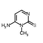 CAS 登录号：7451-78-7， 6-氨基-1-甲基-2(1H)-嘧啶硫酮