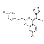 CAS 登录号：74512-12-2， 1-[(1Z)-1-[2-(4-氯苯氧基)乙氧基]-1-(2,4-二氯苯基)-1-丙烯-2-基]-1H-咪唑