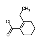 CAS 登录号：74517-11-6， 2-乙基-1-环己烯-1-甲酰氯