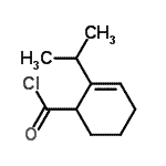 CAS 登录号：74517-13-8， 2-异丙基-2-环己烯-1-甲酰氯
