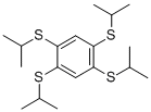 CAS 登录号：74542-69-1， 1,2,4,5-四(异丙基硫代)苯