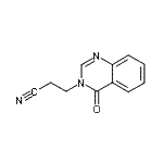 CAS#: 7455-91-6, 3-(4-Oxo-3(4H)-quinazolinyl)propanenitrile