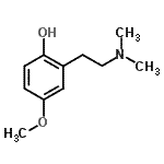 CAS 登录号：745736-66-7， 2-[2-(二甲基氨基)乙基]-4-甲氧基苯酚