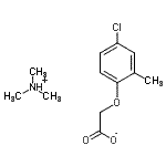 CAS 登录号：74592-61-3， N,N-二甲基甲铵(4-氯-2-甲基苯氧基)乙酸酯