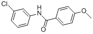 CAS#: 7465-93-2, N-(3-Chlorophenyl)-4-methoxy-benzamide