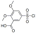 CAS 登录号：74651-62-0， 5-氯磺酰基-2,3-二甲氧基苯甲酸