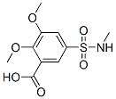 CAS 登录号：74651-63-1， 2,3-二甲氧基-5-(甲基氨基磺酰基)苯甲酸
