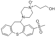 CAS 登录号：74667-82-6， 3-[4-(8-甲基磺酰基-5,6-二氢苯并[b][1]苯并硫杂卓-6-基)-1-氧代哌嗪-1-鎓-1-基]丙-1-醇