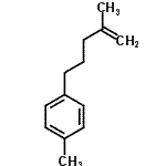 CAS#: 74672-08-5, 1-Methyl-4-(4-methyl-4-penten-1-yl)benzene