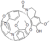 CAS#: 74690-97-4, (7S,19aS)-5,6,7,8,21,22-Hexahydro-25-Hydroxy-15,24,31,32-Tetramethoxy-6-Methyl-19H-2,3,7-(1,3)Butadien(1)Yl(4)Ylidene-9,12-Etheno-14,18-Metheno-4H-Pyrido(2,3,4-Tu)-1,13,6-Benzodioxaazacyclodocosine-20(19aH)-Carboxaldehyde