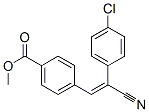 CAS 登录号：7470-78-2， 4-[2-(4-氯苯基)-2-氰基-乙烯基]苯甲酸甲酯