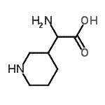 CAS 登录号：747362-37-4， 氨基(3-哌啶基)乙酸