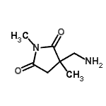 CAS 登录号：747364-86-9， 3-(氨基甲基)-1,3-二甲基-2,5-吡咯烷二酮