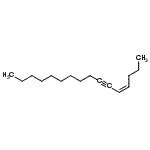 CAS 登录号：74744-54-0， (4Z)-4-十六碳烯-6-炔