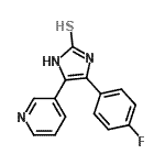 CAS 登录号：74767-75-2， 4-(4-氟苯基)-5-(3-吡啶基)-1,3-二氢-2H-咪唑-2-硫酮