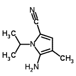 CAS#: 74802-98-5, 5-Amino-1-isopropyl-4-methyl-1H-pyrrole-2-carbonitrile