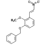 CAS#: 74810-83-6, 1-(Benzyloxy)-2-methoxy-3-[(E)-2-nitrovinyl]benzene