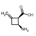 CAS#: 748129-30-8, (1R,2S)-2-Amino-4-methylenecyclobutanecarboxylic acid