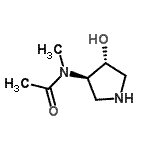 CAS#: 748183-26-8, N-[(3R,4R)-4-Hydroxy-3-pyrrolidinyl]-N-methylacetamide
