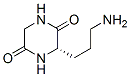 CAS 登录号：74838-81-6， (S)-3-(3-氨基丙基)-2,5-哌嗪二酮