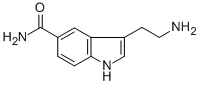 CAS 登录号：74885-09-9， 3-(2-氨基-乙基)-1H-吲哚-5-甲酰胺