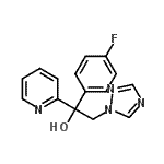 CAS#: 749255-14-9, 1-(4-Fluorophenyl)-1-(2-pyridinyl)-2-(1H-1,2,4-triazol-1-yl)ethanol