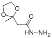 CAS 登录号：74949-65-8， 2-(2-甲基-1,3-二氧戊环-2-基)乙酰肼