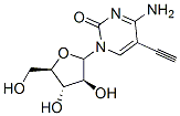 CAS 登录号：74954-66-8， 4-氨基-1-[(2R,3S,4S,5R)-3,4-二羟基-5-(羟基甲基)四氢呋喃-2-基]-5-乙炔基嘧啶-2-酮