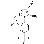 CAS#: 74990-43-5, 5-Amino-1-[2-nitro-4-(trifluoromethyl)phenyl]-1H-pyrazole-4-carbonitrile
